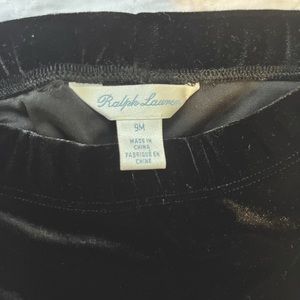 Ralph Lauren Girls Velvet pants Size 9M